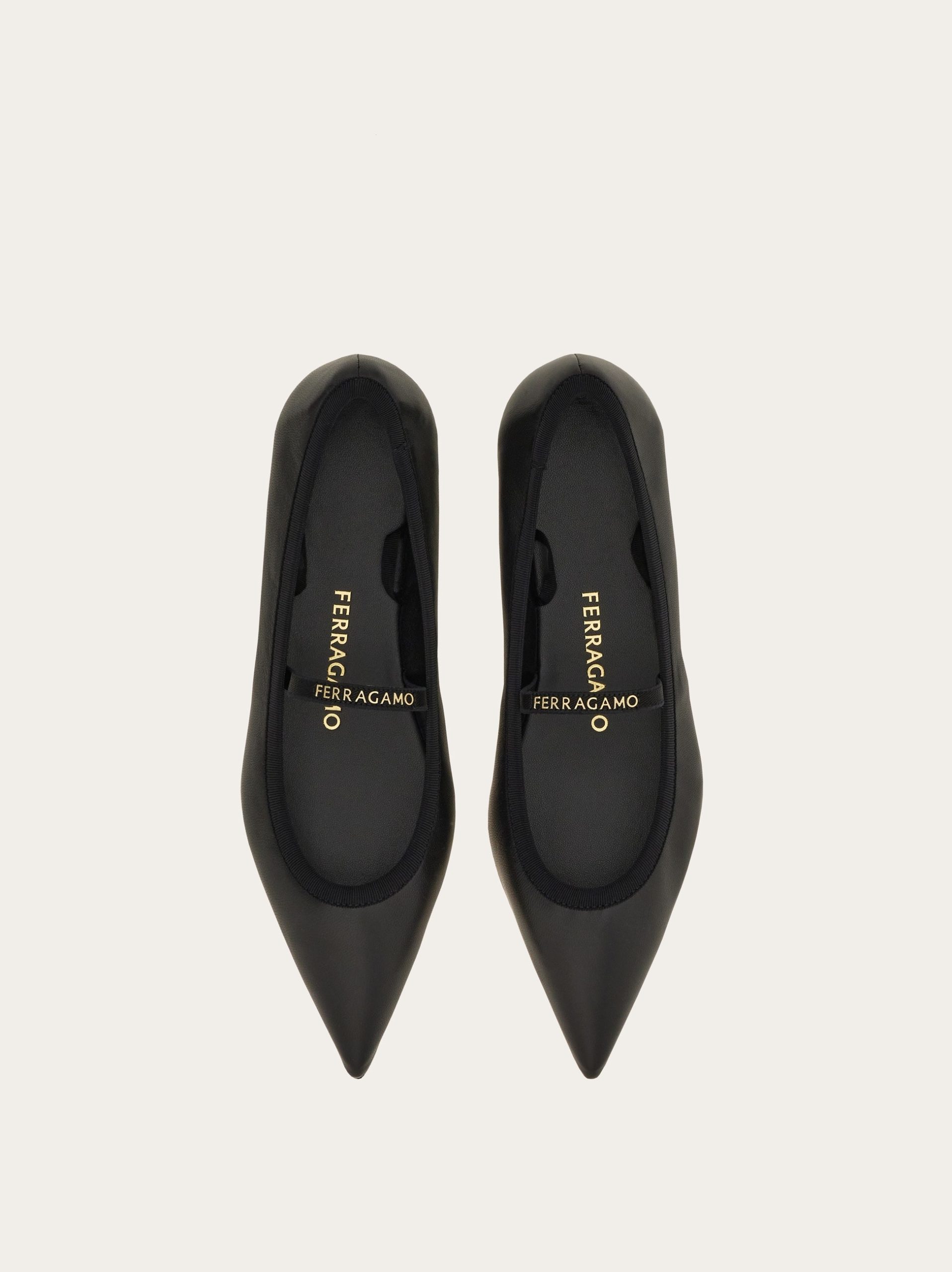 Ferragamo Ballet flat with ankle ribbon - Image 5
